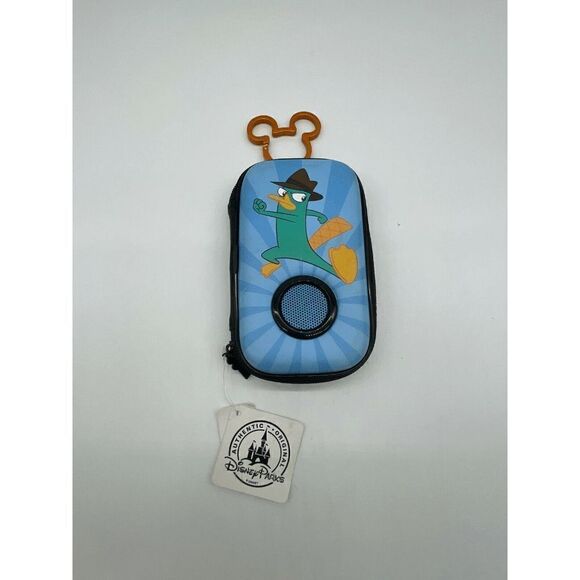 Disney's Speaker Case Perry The Platypus for Player 3.5 mm Jack Safety Clip NEW - Picture 8 of 10